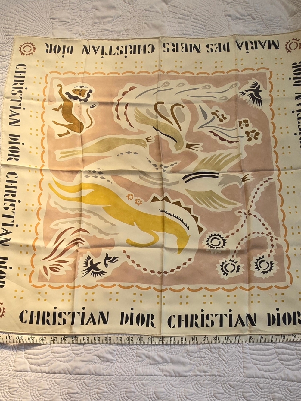 Christian Dior Silk Scarf